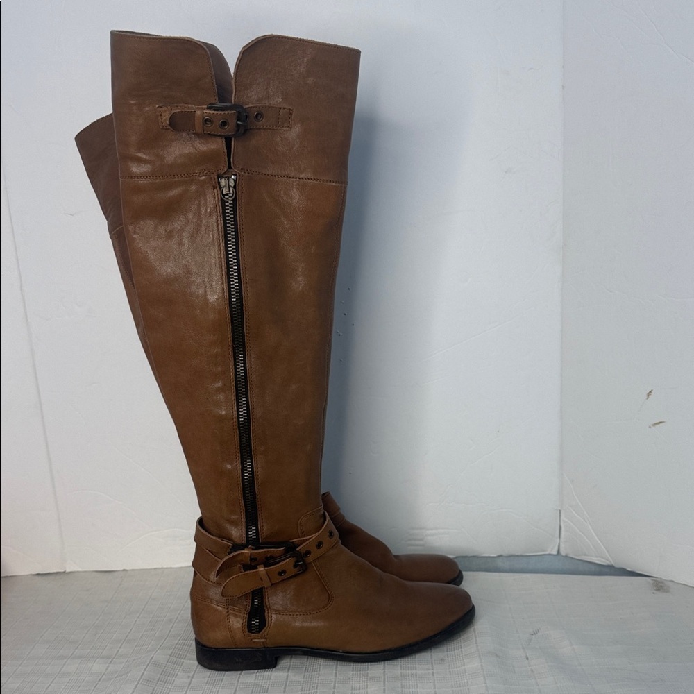 UGG Collection Nicoletta Chestnut, Over-the-knee Leather Boots - Picture 4 of 7